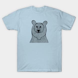 Grizzly Bear drawing for animal lovers T-Shirt